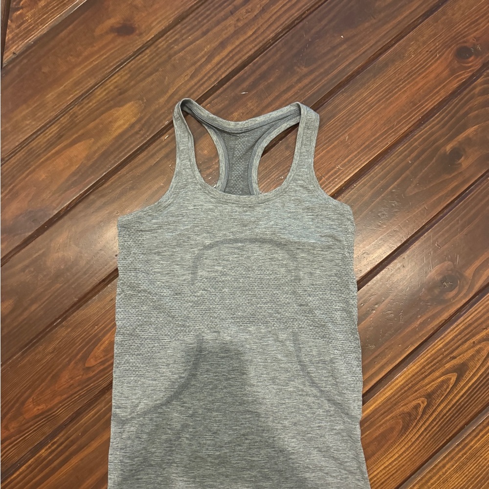 Lululemon Heather Grey Swiftly Tank Top - Size 6